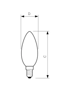 Philips Estándar 60W E14 2